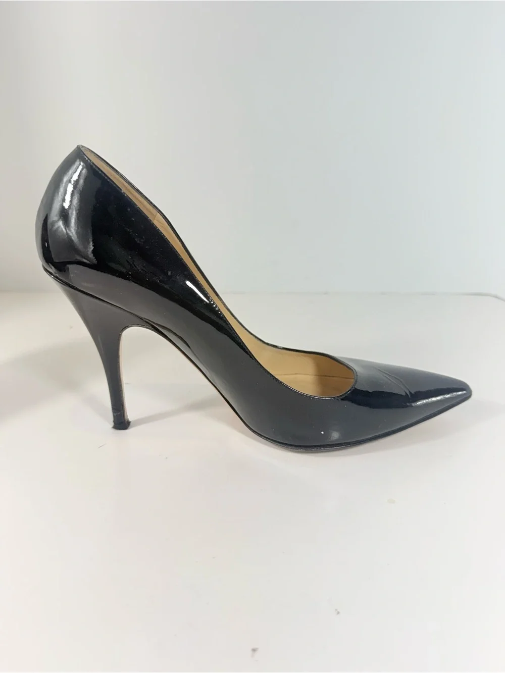 Kate Spade New York Black Patent Leather Pointed Toe Pumps Stiletto Heels US 10